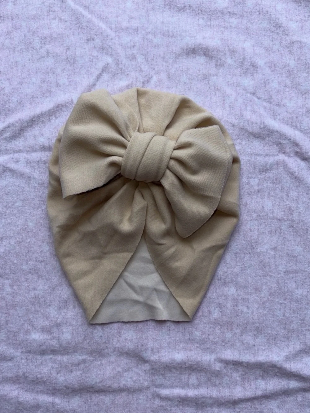Kids Bow Turban Hat - Pink, Cream, Black, Burgundy, Tan
